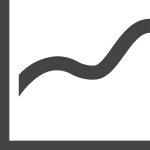 Spline Chart SVG Icon